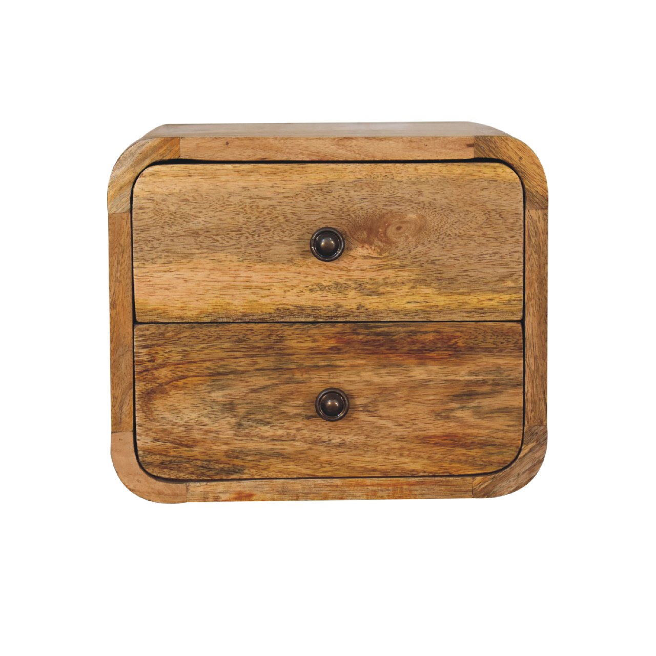 Mini Curve Oak-ish Floating Bedside Main image