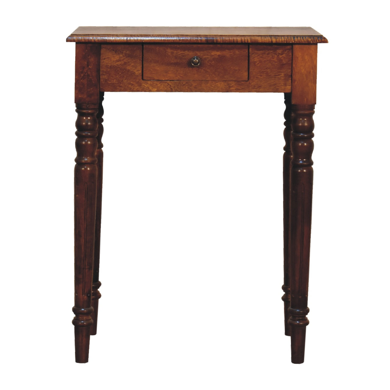 Chestnut Turned Leg Writing Desk Main image