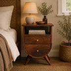 Split Chestnut Bedside