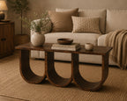 Triple Open Style Coffee Table