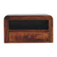Chunky Chestnut 1 Drawer Wall Mounted Nightstand