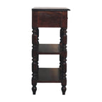 Turned legs Cherry Side Table