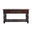 Turned Legs Cherry Console Table