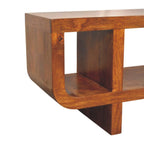 Orion Curved Chestnut Media Unit