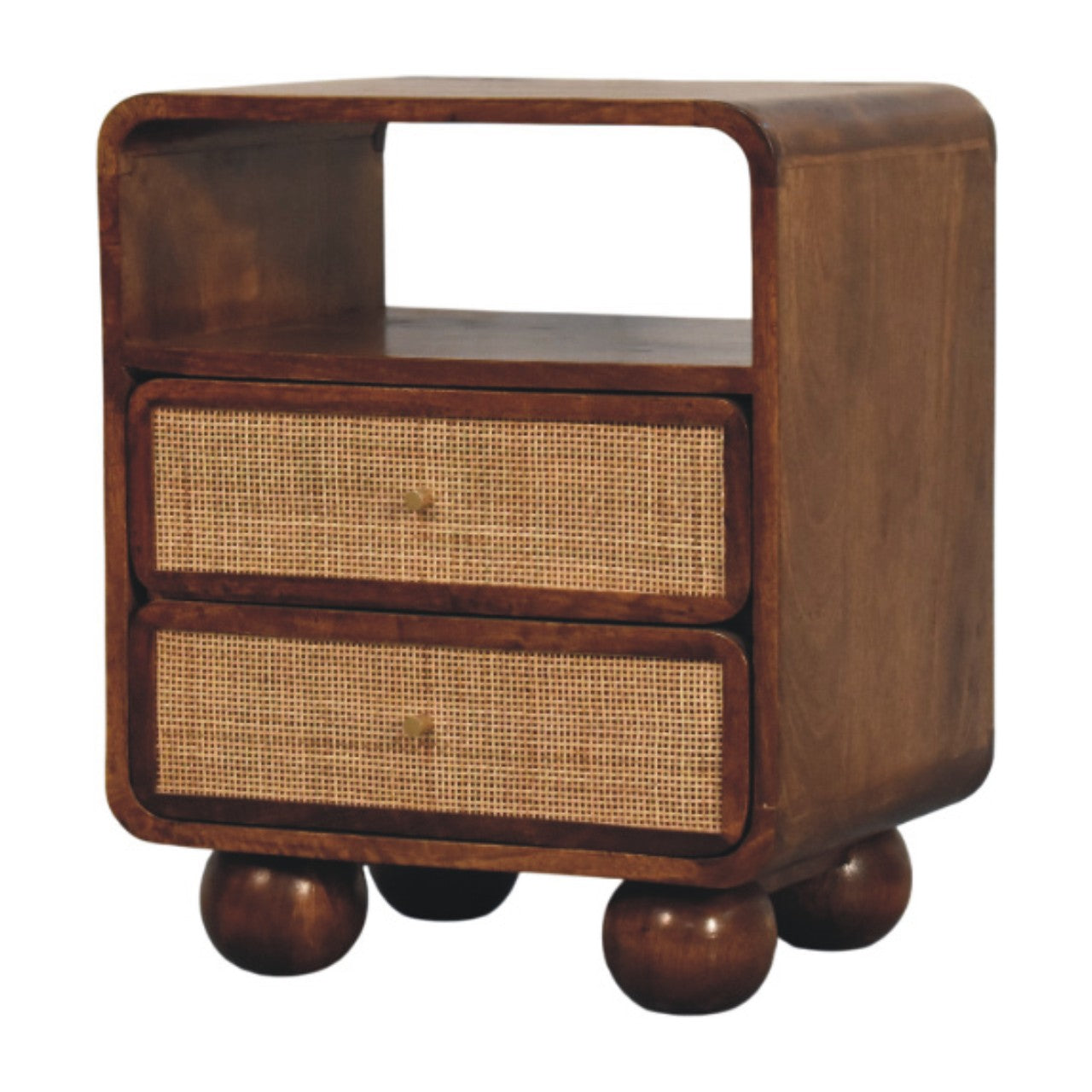 Larissa 2 Drawer Chestnut Nightstand Secondary image