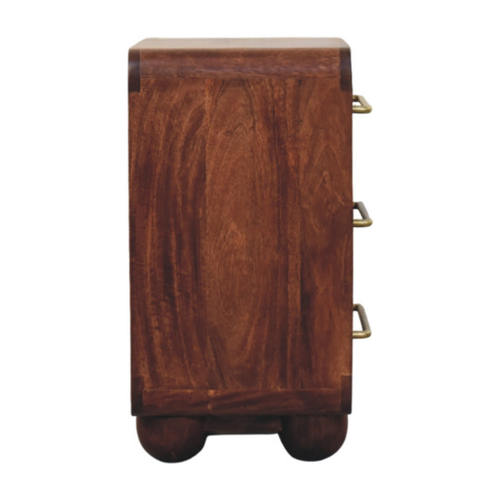 3-Drawer Rounded Chest