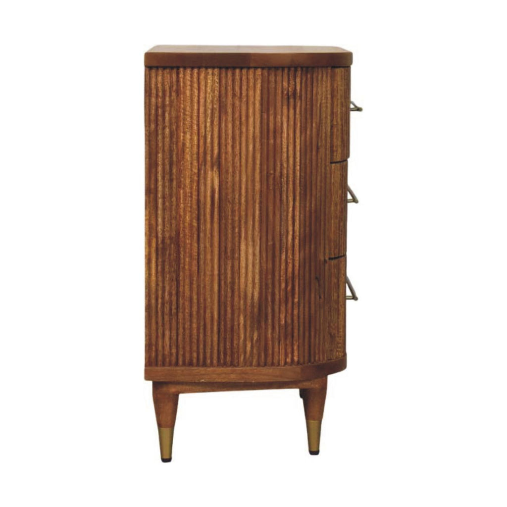 Emerson Ribbed 4-Drawer Chest