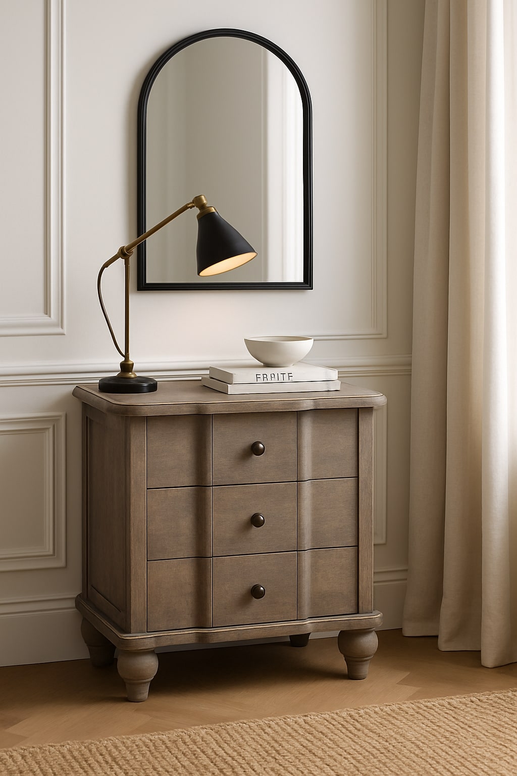 Emerson Ribbed 4-Drawer Chest