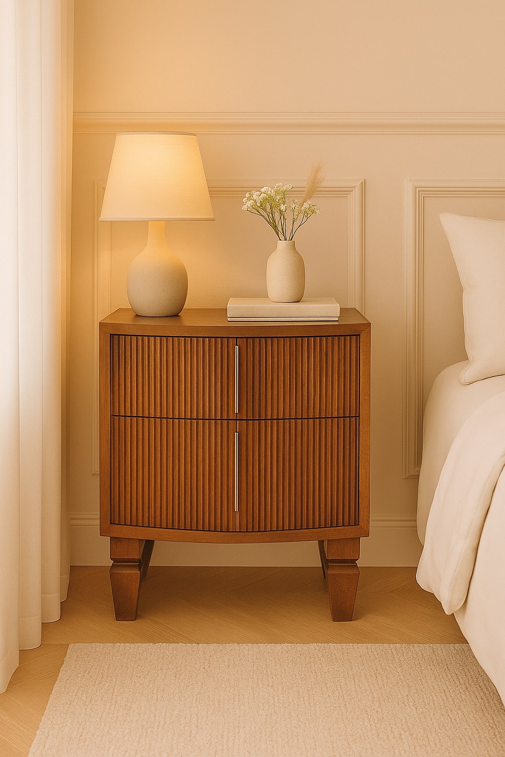 Emerson Ribbed 4-Drawer Chest