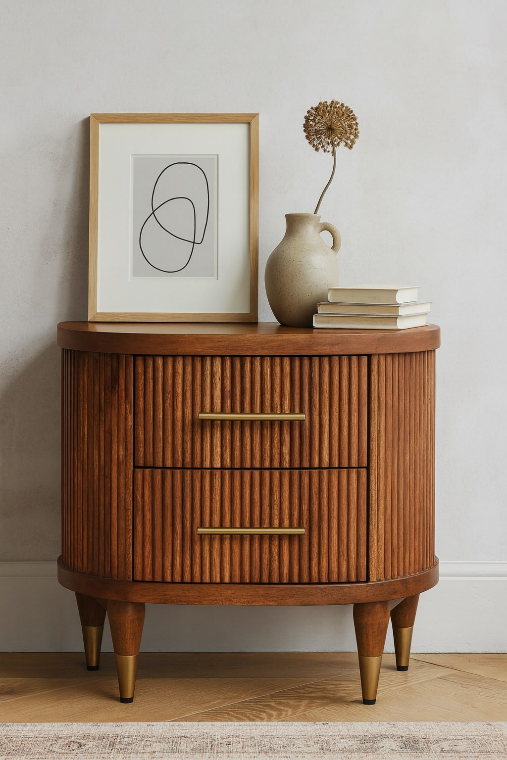Emerson Ribbed 4-Drawer Chest