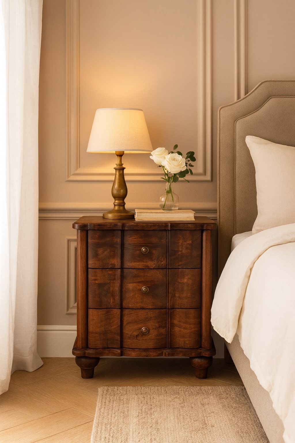 Emerson Ribbed 4-Drawer Chest
