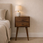 Nordic 2 Drawer Bedside in Classic Grey