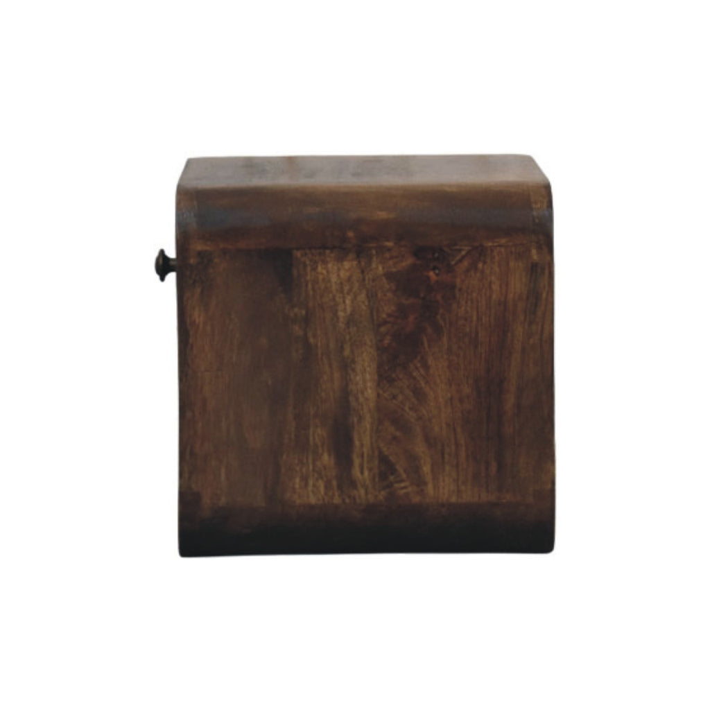 Rounded One-Drawer Nightstand