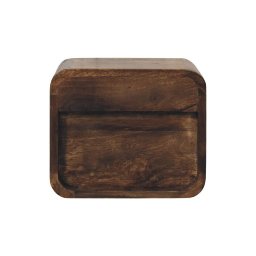 Rounded One-Drawer Nightstand