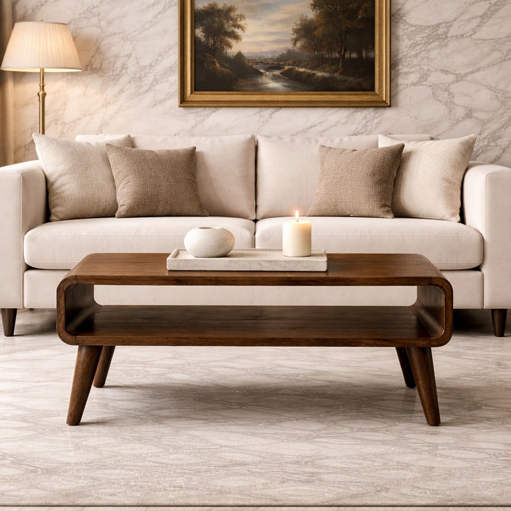Rounded Edge Coffee Table