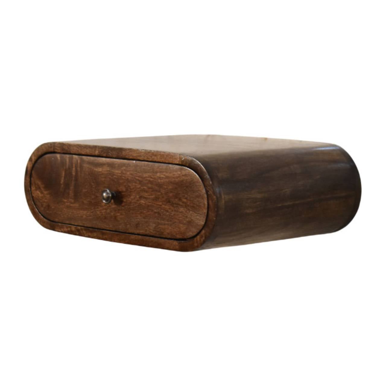 Rounded Wall-Mounted Bedside in Classic Grey Secondary image