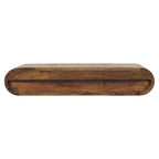 Rounded Wall-Mounted Console with 2 Drawers