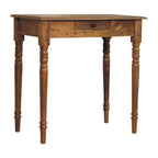 Oakish Turned Leg Writing Desk