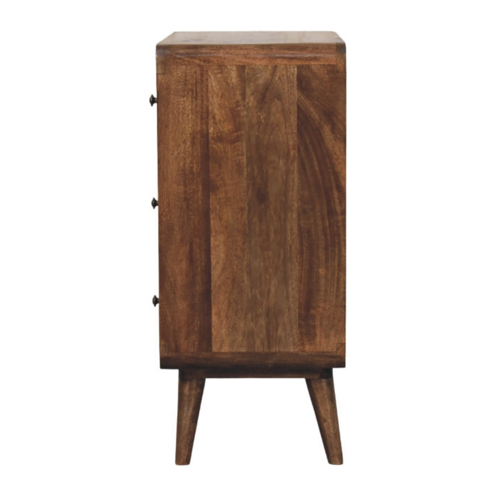 Curve Edge 3 Drawer Chest