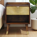 Manila Gold One Drawer Bedside