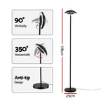 Artiss 2-in-1 LED Floor Lamp with Galaxy Projector &Remote, 178cm Tall Torchiere Standing Light with Dynamic RGB Aurora Stepless 4 Colour Temperatures, 1H Timer for Living Room, Bedroom Kids Room