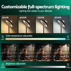 Artiss 2-in-1 LED Floor Lamp with Galaxy Projector &Remote, 178cm Tall Torchiere Standing Light with Dynamic RGB Aurora Stepless 4 Colour Temperatures, 1H Timer for Living Room, Bedroom Kids Room
