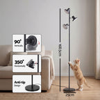 Artiss LED Tree Floor Lamp, 36W Modern Dimmable Standing Lamp with Remote & Touch Control, 4 Color Temperatures, 3 Rotatable LED Light Floor Lamps for Living Room, Bedroom, Office
