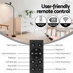 Artiss LED Floor Lamp with Remote Control & 4 Color Temperature Reading Living Room Bedroom Office