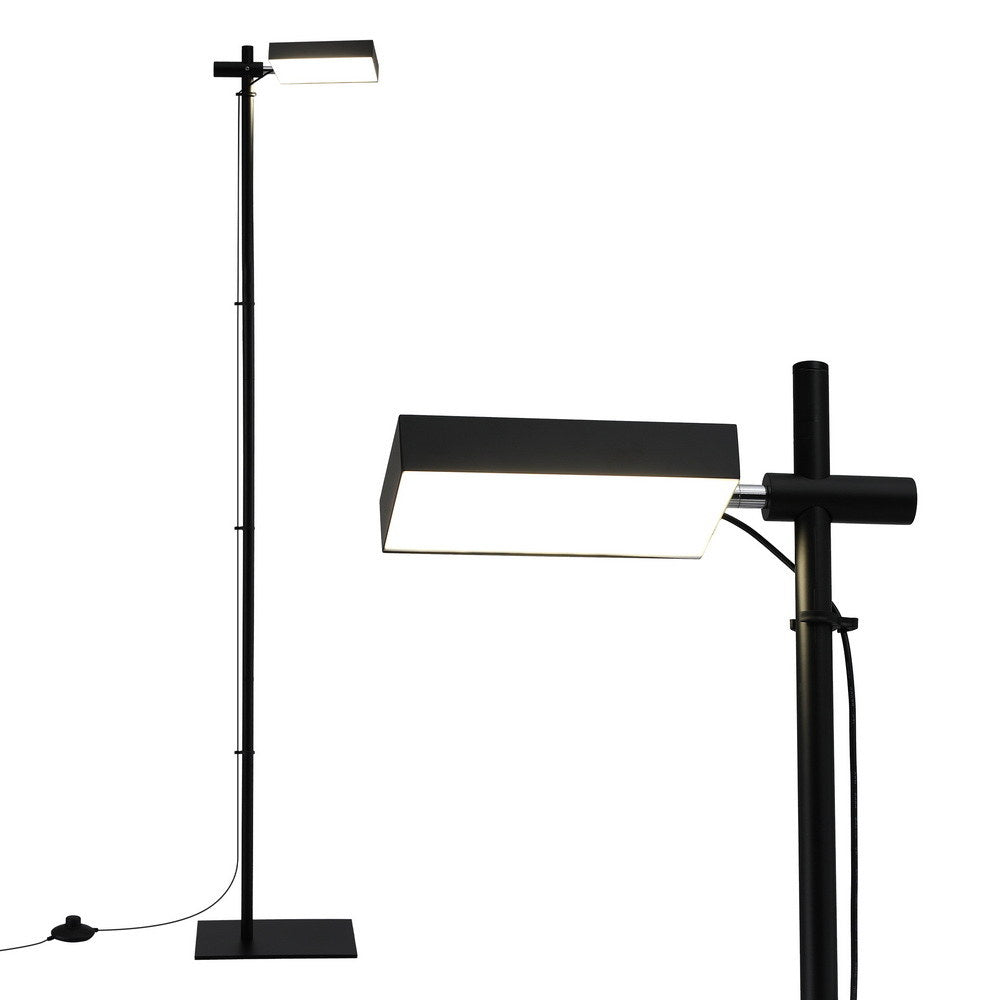 Artiss LED Floor Lamp, Modern Reading Lamp 360~ Rotating Adjustable Light Head,12W Standing Lamp for Living Room, Bedroom Office Main image