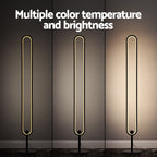 Artiss RGB LED Floor Lamp Remote Control Corner Light Stand Gaming Room 118CM