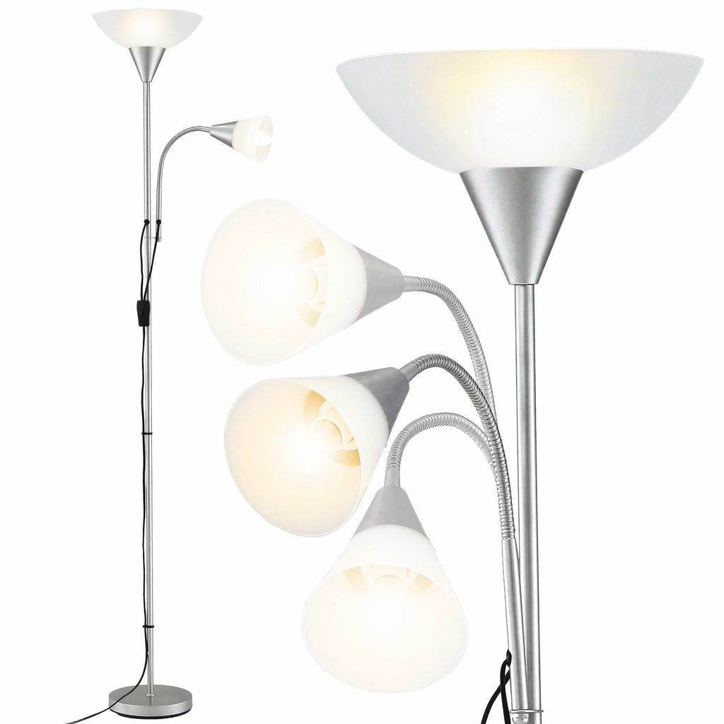 Artiss Floor Lamp Mother and Child Modern Home Living Room Office Reading Silver
