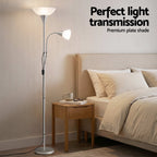Artiss Floor Lamp Mother and Child Modern Home Living Room Office Reading Silver