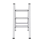 Giantz 3 Step Ladder Multi-Purpose Folding Aluminium Light Weight Platform