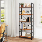 Levede 5-Tier Industrial Bookshelf Bookcase 157.5cm-2018816805212131334