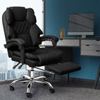 Levede Gaming Chair Office Computer Black Footrest-2018816911806173190
