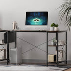 Levede L Shaped Computer Desk Corner Desk Brown-2018816895477747718