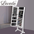 Levede Mirror Jewellery Cabinet Makeup-2006733194120007686