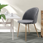 Levede 4x Dining Chairs Seat French Grey-2006732720729886728