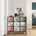 Levede 9 Chest of Drawers Storage Cabinet-2006733278341632006