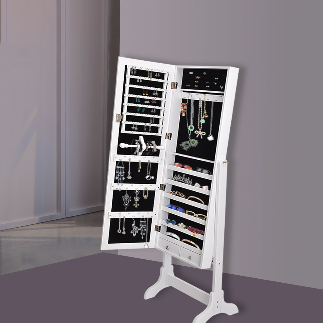 Levede Mirror Jewellery Cabinet Makeup-2006733194120007688