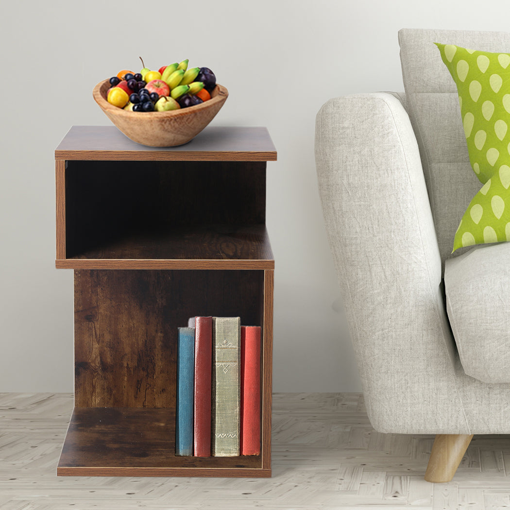 Levede Bedside Tables Drawers Side Table Oak-2006733101786599431