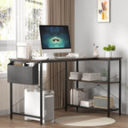 Levede L Shaped Computer Desk Home Corner Desk-2029387250336403463