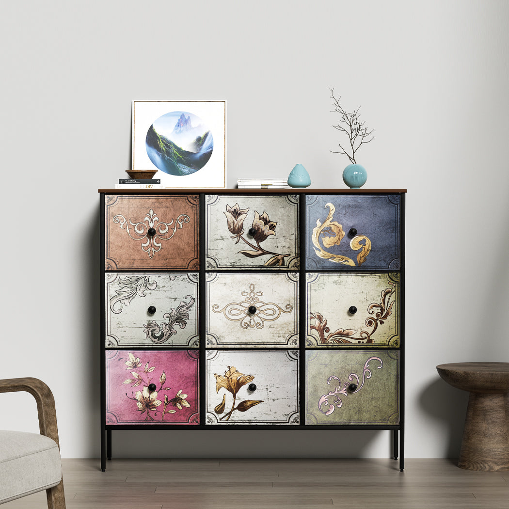 Levede 9 Chest of Drawers Storage Cabinet-2006733278341632007