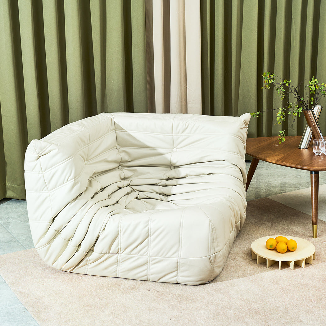Levede Corner Seaters Floor Sofa Caterpillar Lounge-2029387246108545031