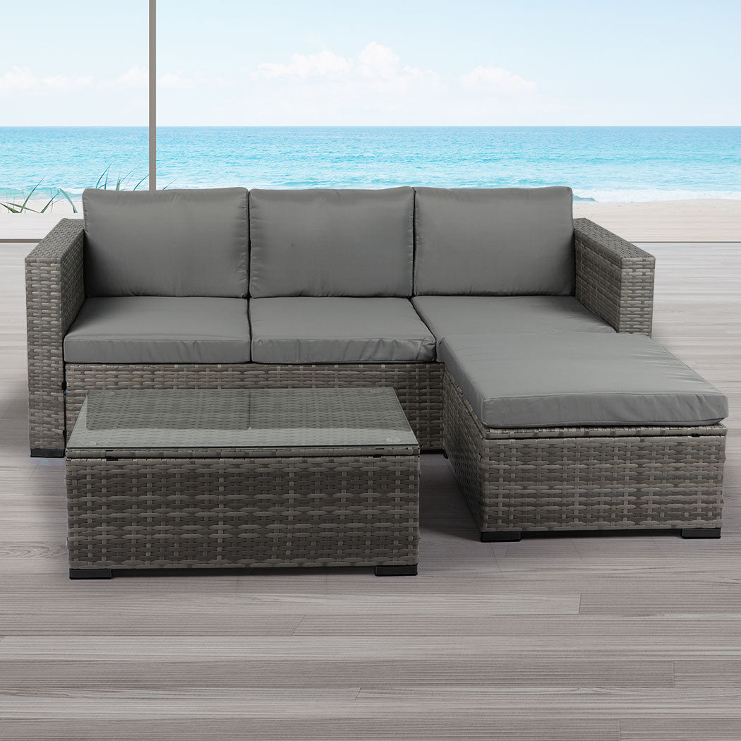 Levede 5pcs Outdoor Sofa Set Patio Furniture-2018816929703268359