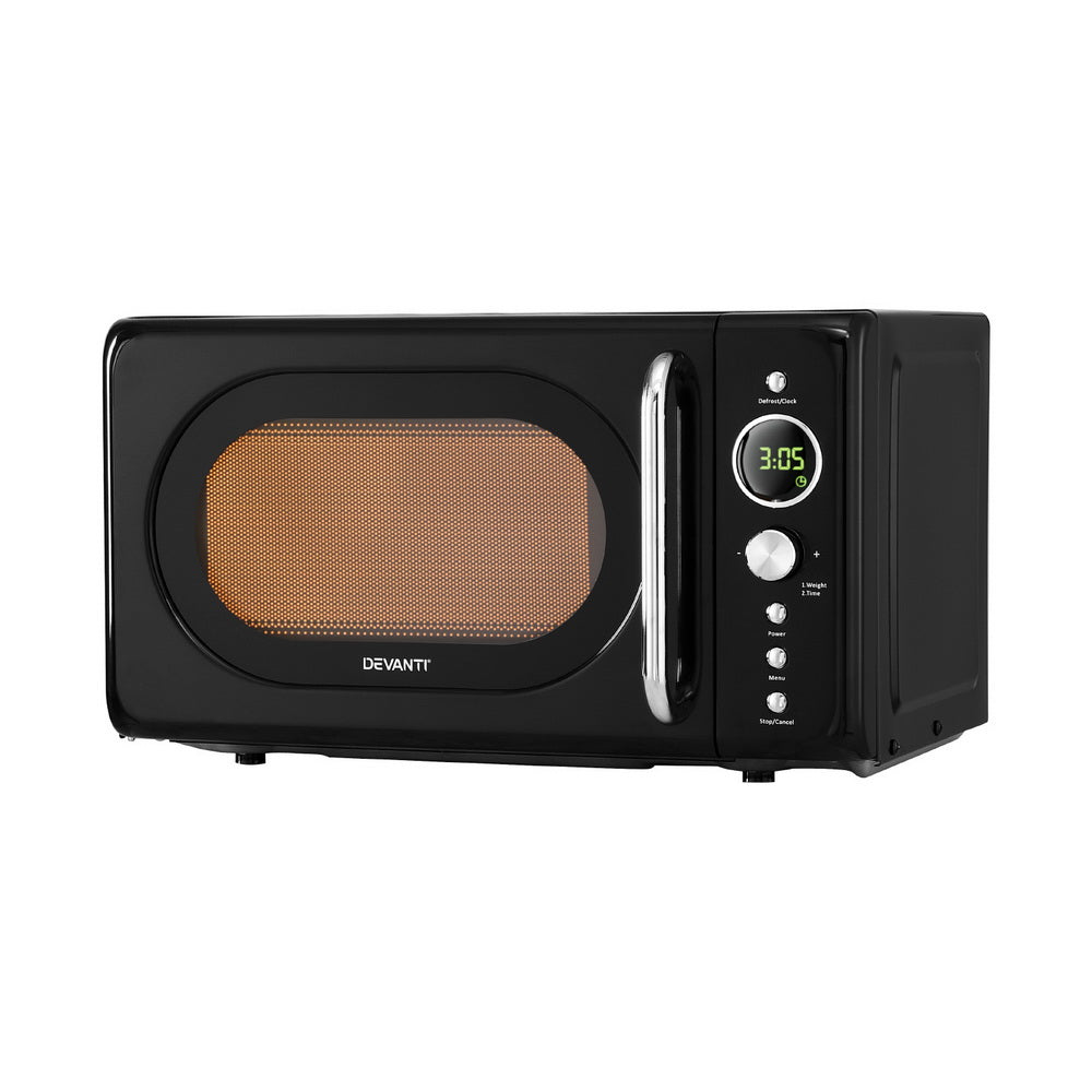 Devanti 20L Microwave Oven 700W Black Hauptbild