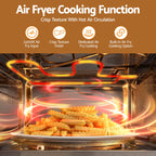 Devanti Built In Microwave Oven 30L Grill Air Fry Convection Silver