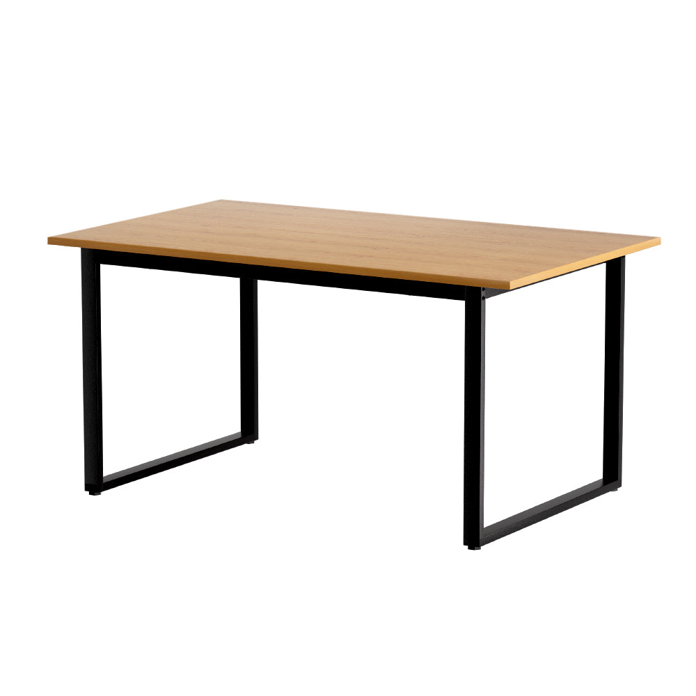 Dining Table 6 Seater Kitchen Cafe Rectangular Wooden Table 150CM Main image