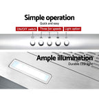 Devanti 600mm Range Hood 60cm Rangehood Stainless Steel