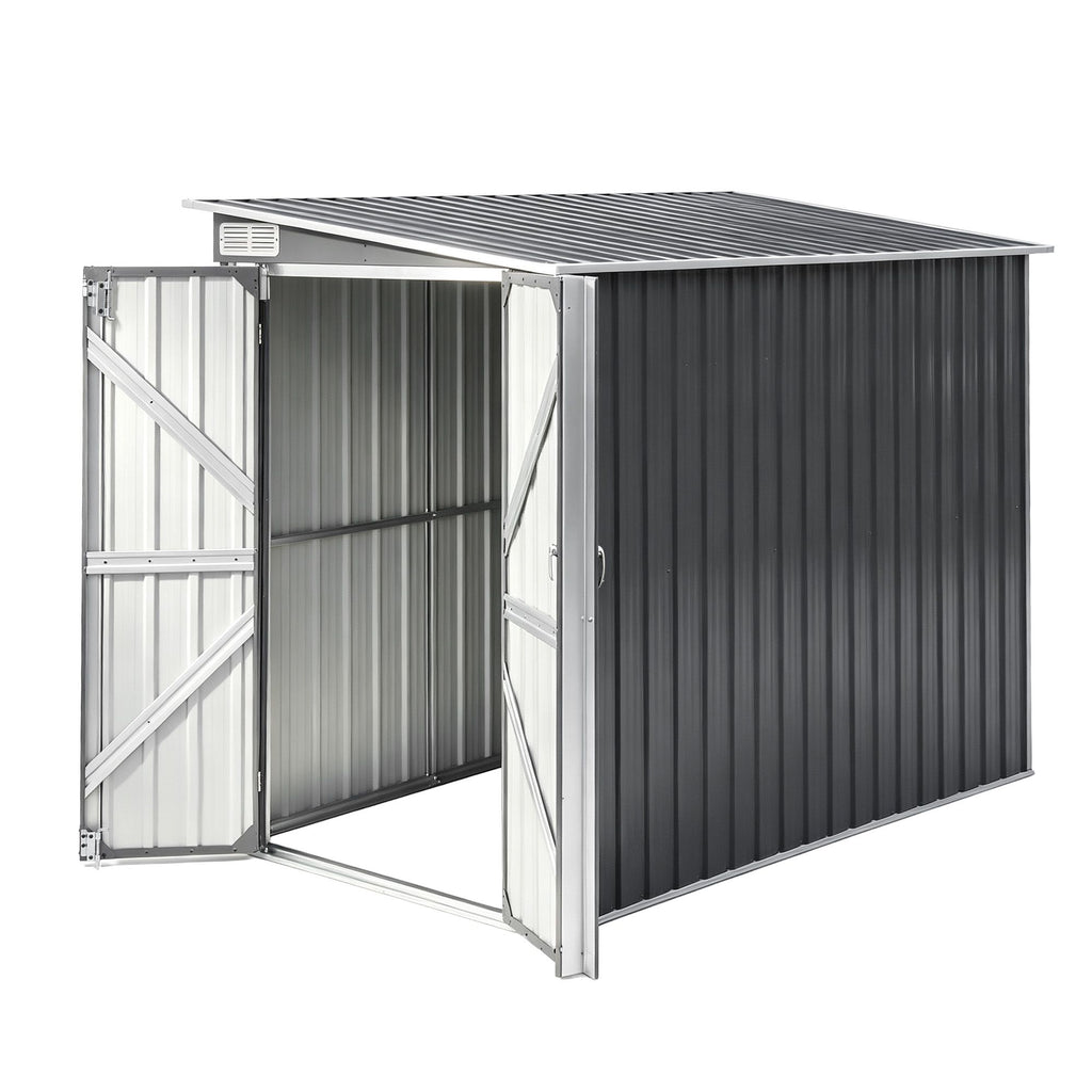 Giantz Garden Shed 1.2x2.4m Lean-To Bike Shelter Backyard Outdoor Storage
